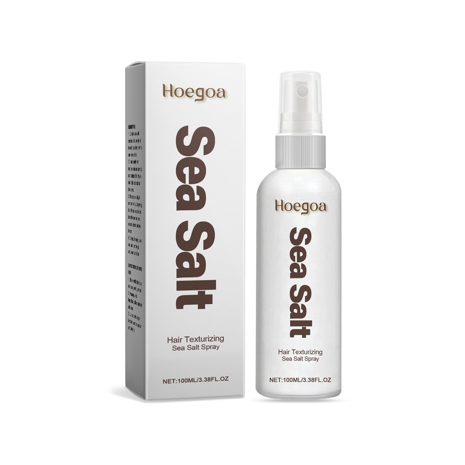 Hoegoa Sea Salt Dry Hair Spray Hair No-rinse Styling Dry Hair Spray Hairspray Refreshing Oil-Removing Oil-Controlling Lazy Fluffy Smooth Spray