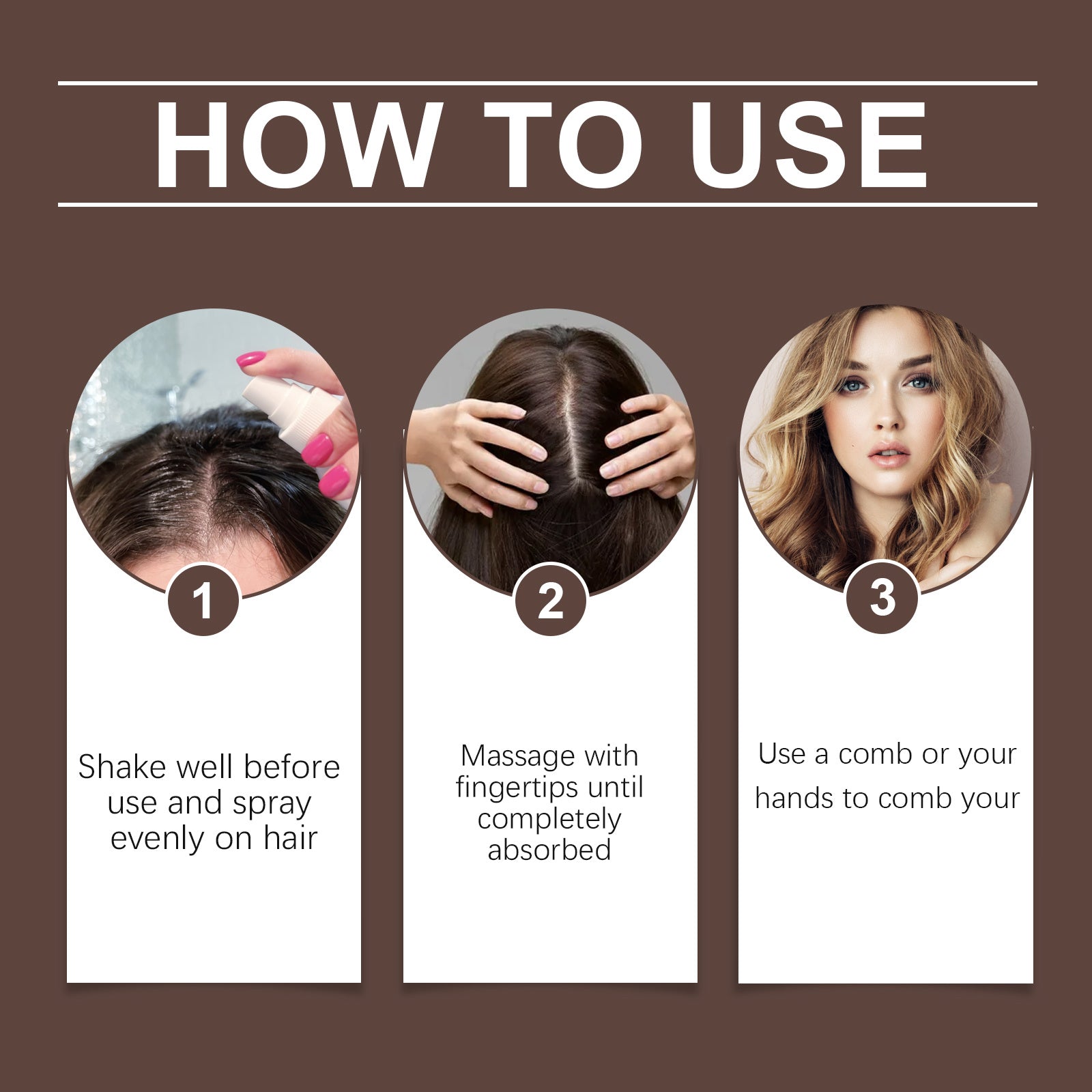 Hoegoa Sea Salt Dry Hair Spray Hair No-rinse Styling Dry Hair Spray Hairspray Refreshing Oil-Removing Oil-Controlling Lazy Fluffy Smooth Spray