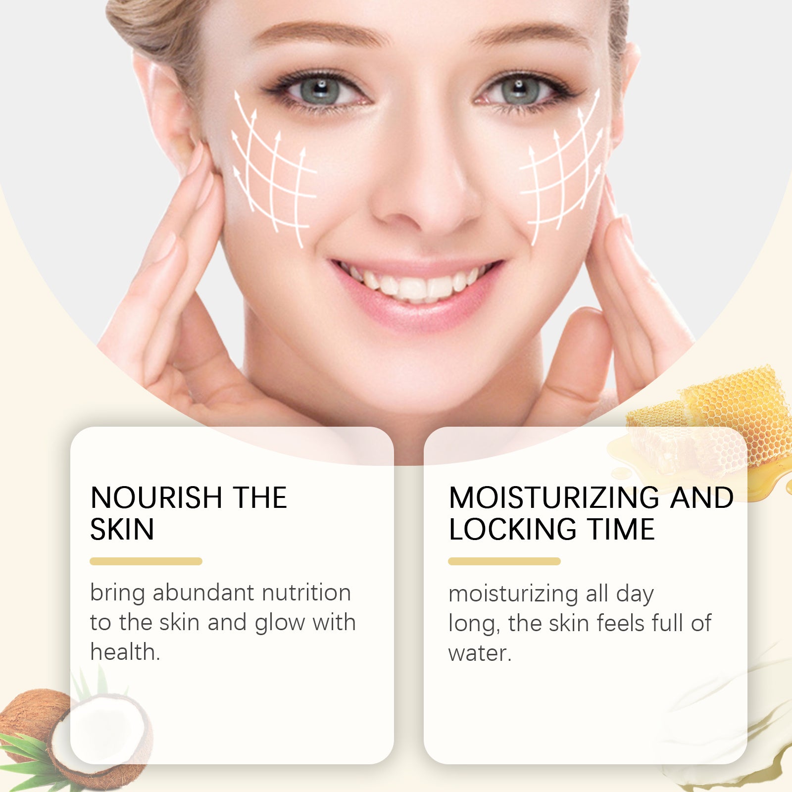 Allow Honey Moisturizer For Deep Body Moisturizing, Hydrating And Maintaining Skin Elasticity