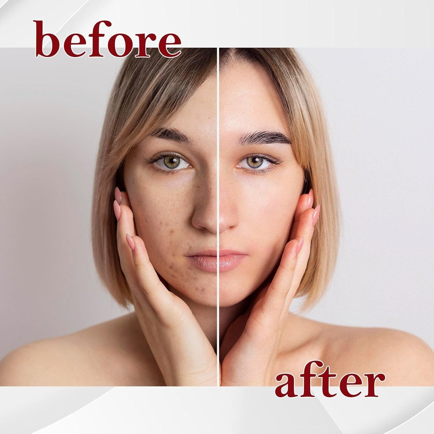 Moisturizing Primer Foundation With Hyaluronic Acid & Vitamin B5 For Sensitive Skin - Light Coverage Brightening Universal Shade