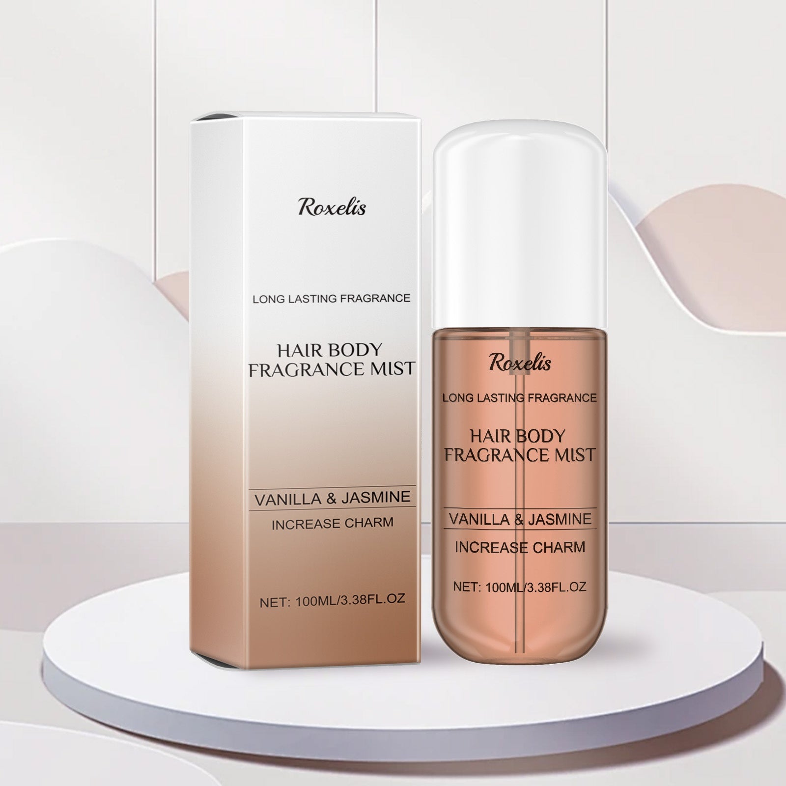 Vanilla Jasmine Fragrance Spray Can Be Used In Various Scenes Behind The Ears, Neck, Wrists Indoors, Car Natural Floral Fragrance Long-lasting Fragrance Perfume