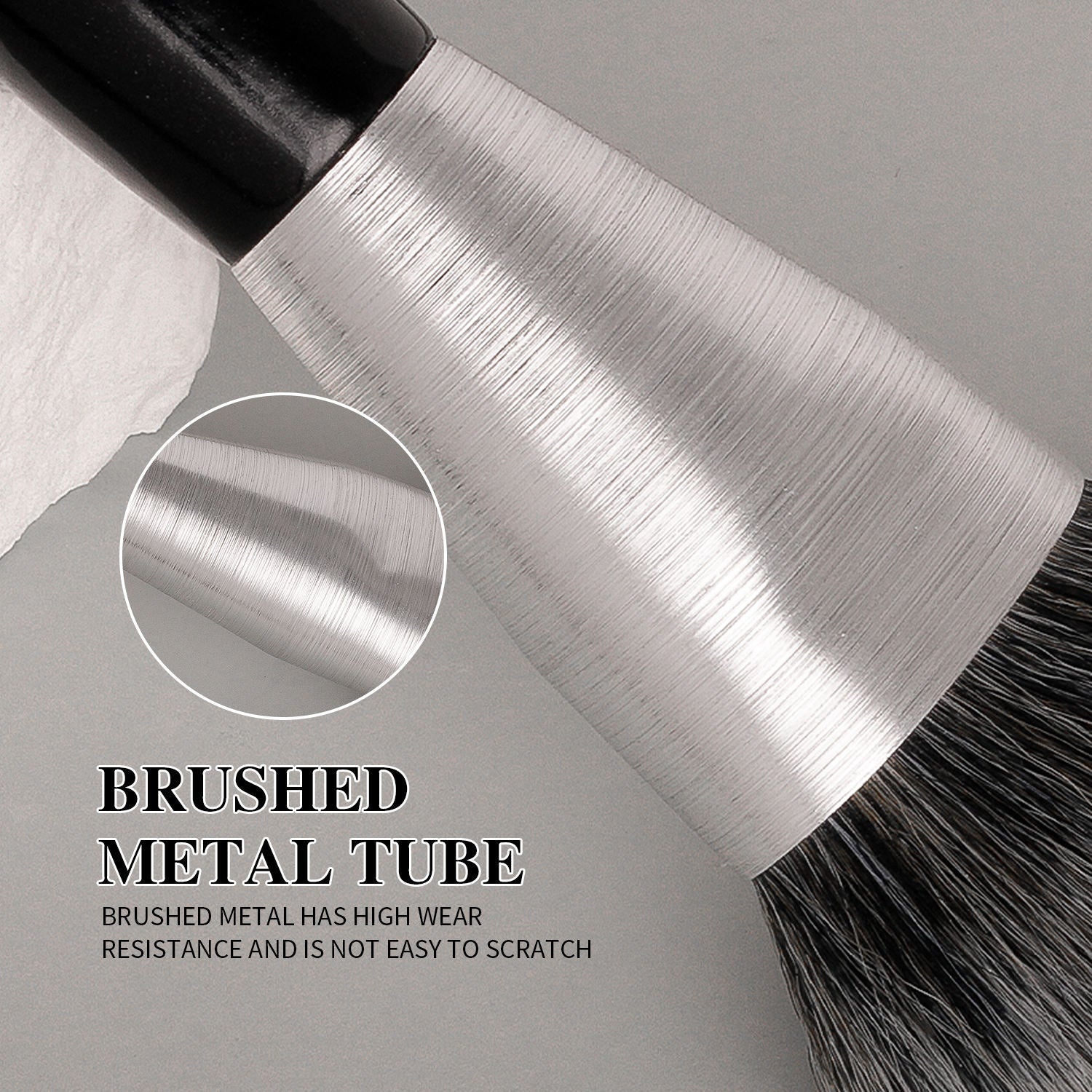 Beili Christmas Gift Makeup Brush Set Of 10, Kabuki Brushes With Synthetic Hair For Foundation, Concealer, And Eyeshadow.