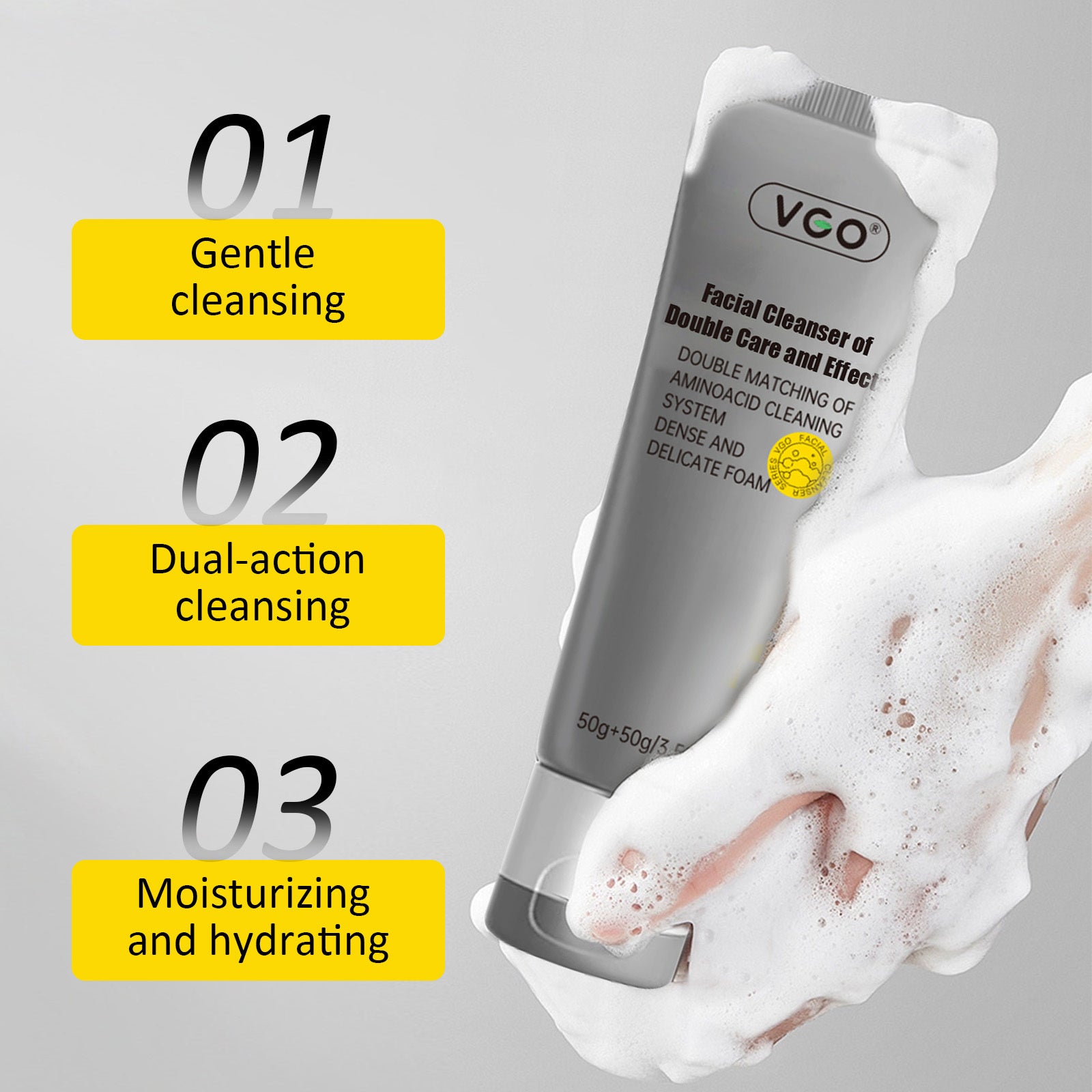 Facial Cleanser Of Double Care And Effets