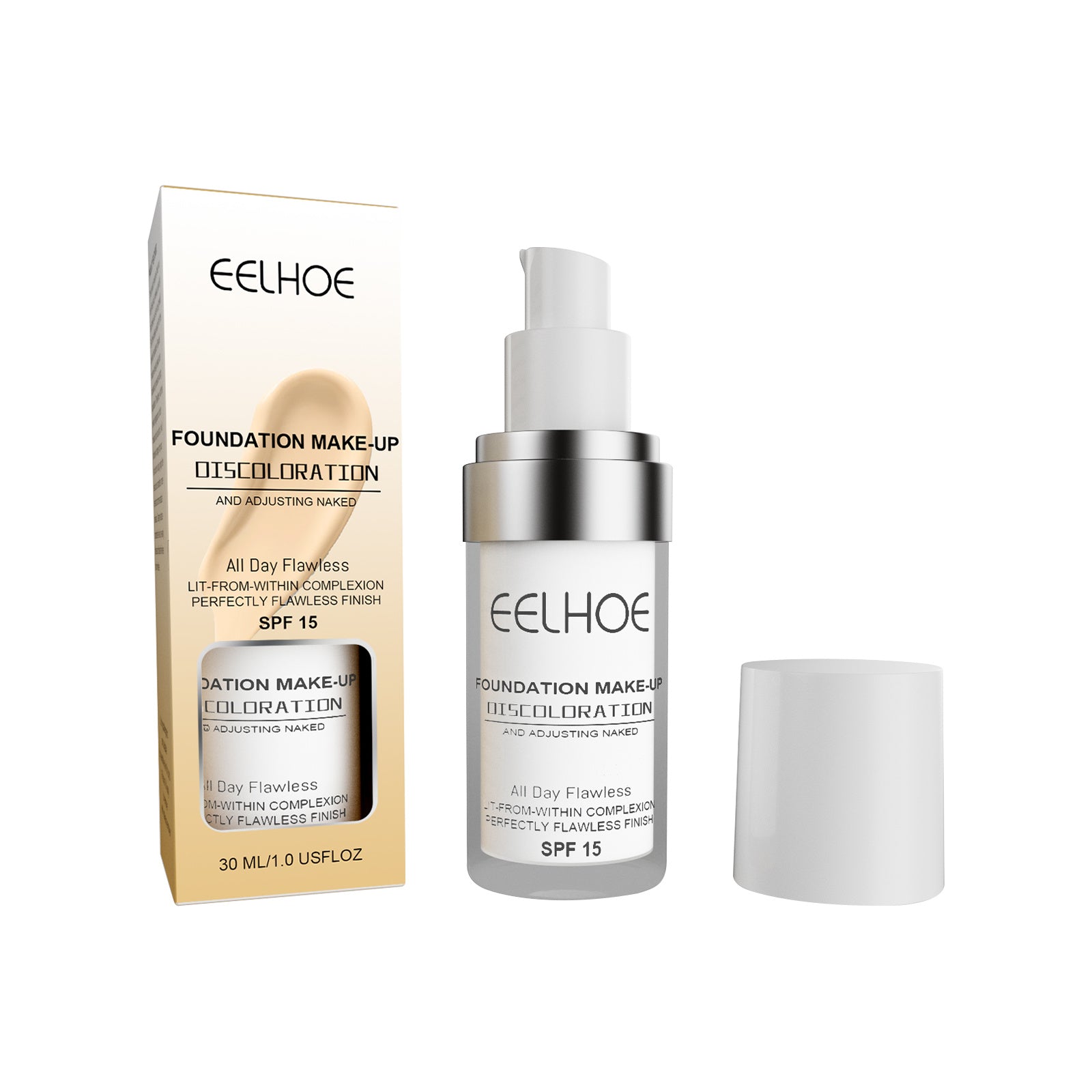 EELHOE Concealer Color Changing Foundation Concealer Long Lasting Hydrating Moisturizing Waterproof Sweatproof No Makeup Removal Brighten Skin Tone