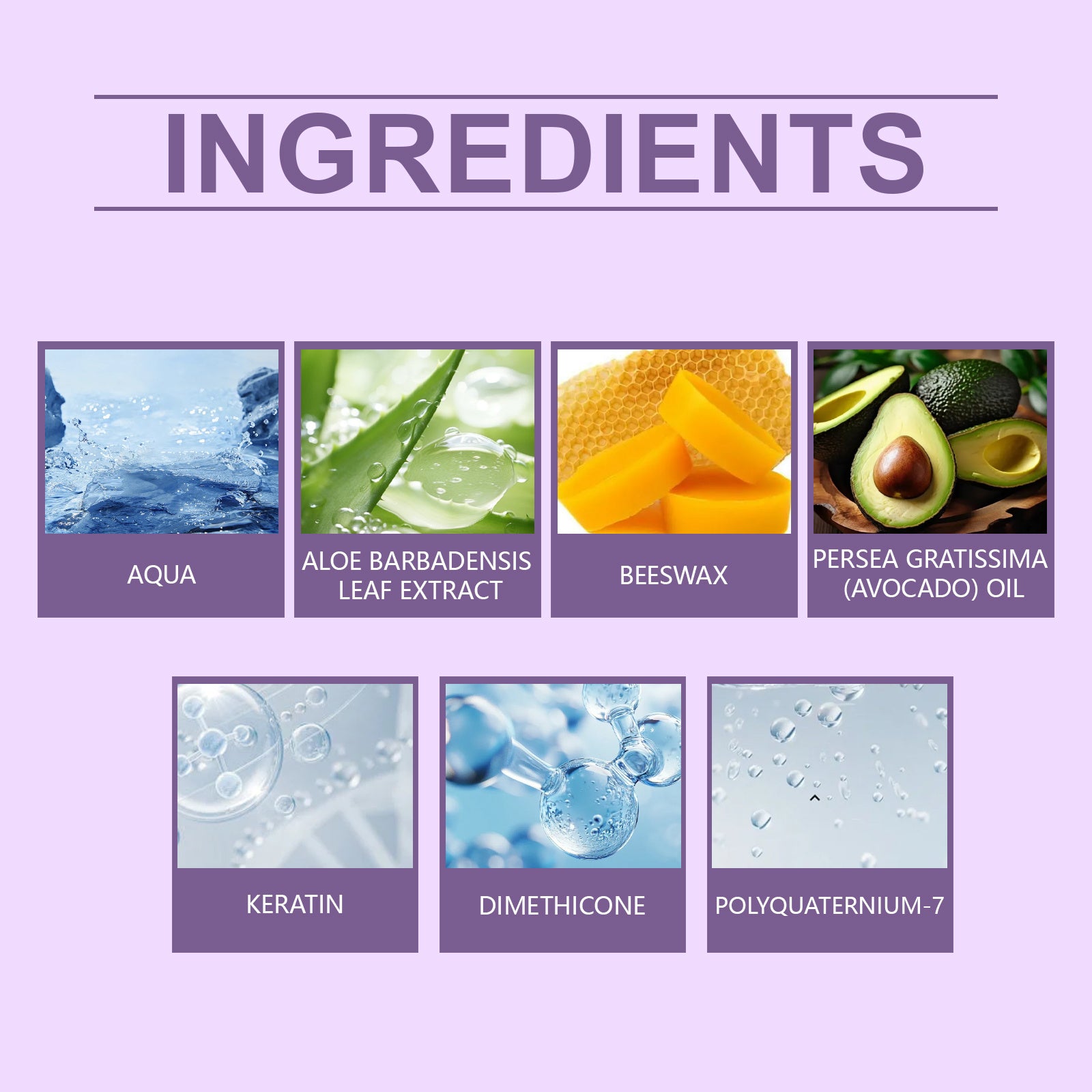 Hoegoa Keratin Purple Hair Mask Nourishing Moisturizing For Dry And Frizzy Hair Smooth And Shiny Care Mask