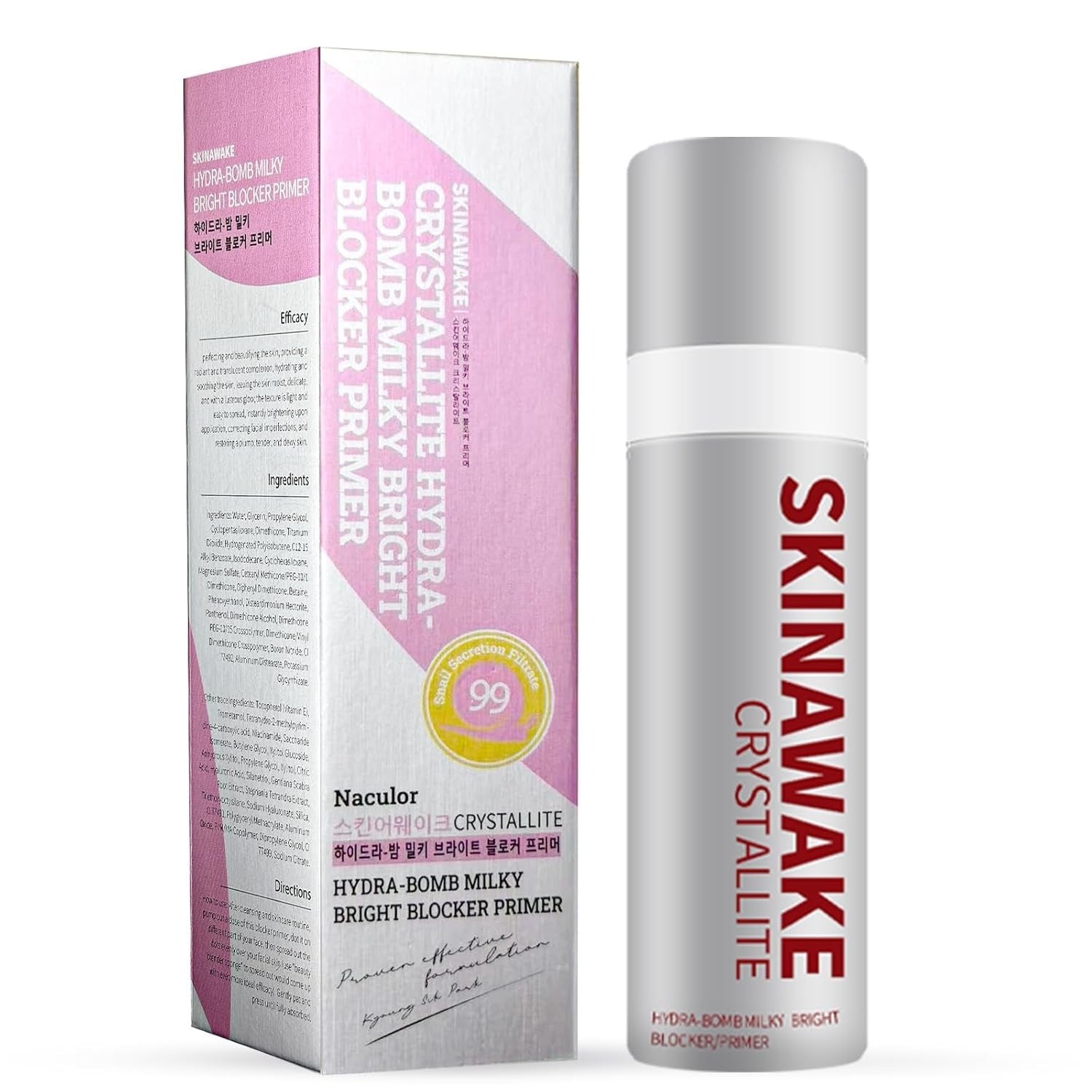 Moisturizing Primer Foundation With Hyaluronic Acid & Vitamin B5 For Sensitive Skin - Light Coverage Brightening Universal Shade